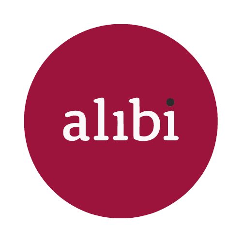 Logo with text 'alibi'